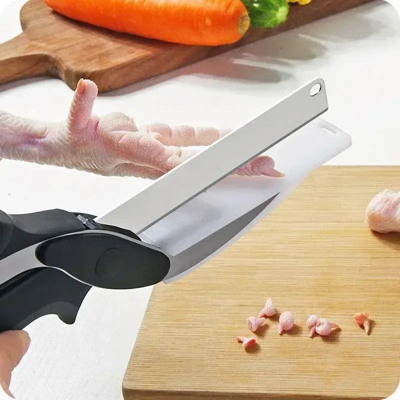 Tijeras de Cocina con Tabla de Corte Integrada