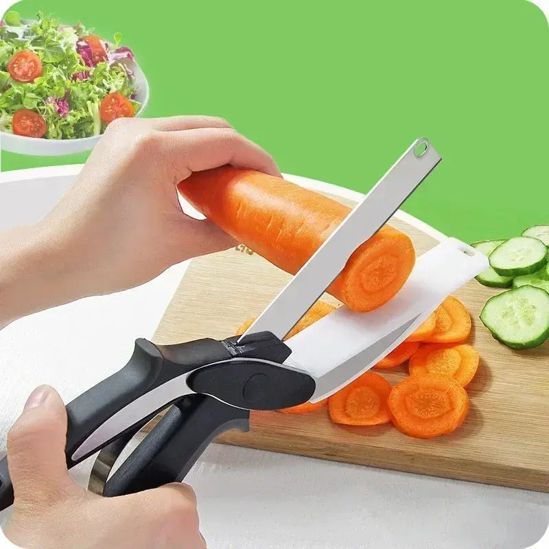 Tijeras de Cocina con Tabla de Corte Integrada
