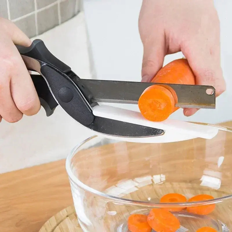 Tijeras de Cocina con Tabla de Corte Integrada