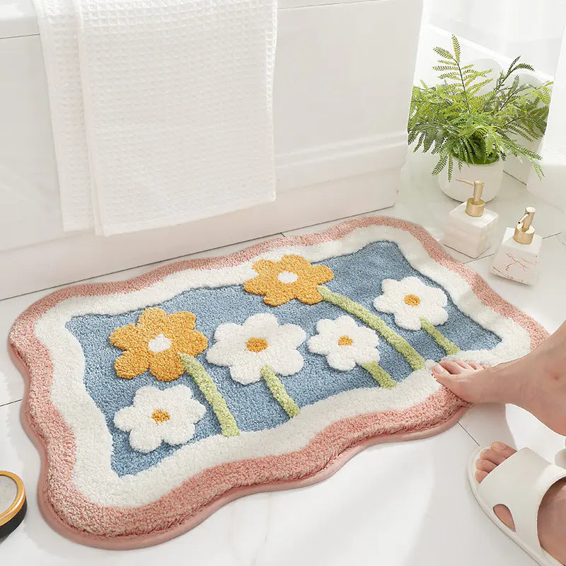 Tapete de Baño Moderno y Minimalista – Antideslizante, Absorbente y con Estilo