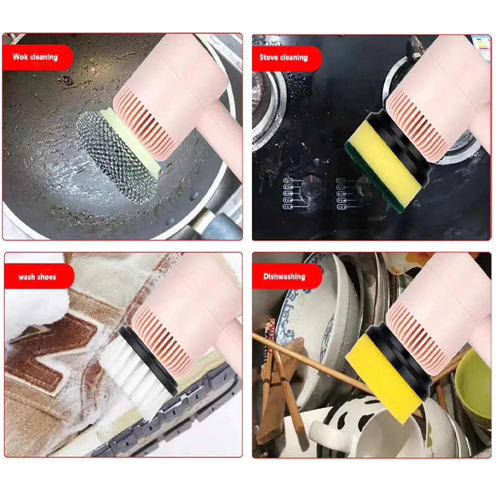 Cepillo de Limpieza Eléctrico Multifuncional