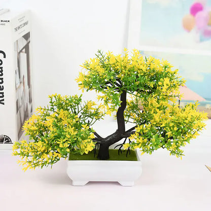 Bonsái decorativo de material sintético
