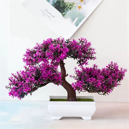 Bonsái decorativo de material sintético