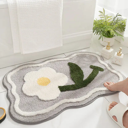 Tapete de Baño Moderno y Minimalista – Antideslizante, Absorbente y con Estilo